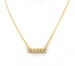 Diamond mama gold necklace - Image 2