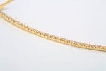Large diamond smile gold necklace - Image 4
