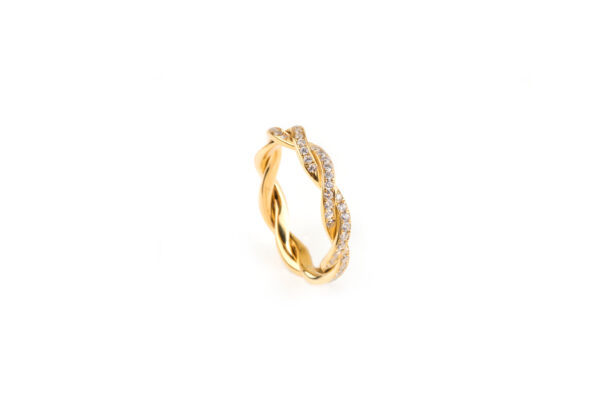 Lux_DSC3402 Full diamond twist eternity ring - Image 5