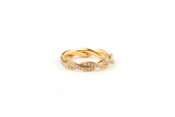 Lux_DSC3407 Full diamond twist eternity ring - Image 4