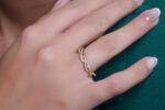 Full diamond twist eternity ring - Image 7