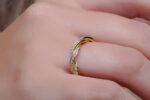 Full diamond twist eternity ring - Image 3