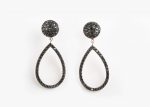 Diamond dangle long earrings - Image 7