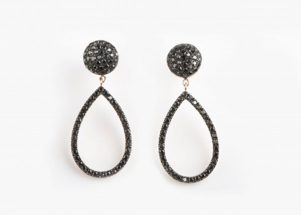 Diamond dangle earrings 7 Diamond dangle long earrings - Image 7