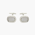 Solid gold diamond cufflinks - Image 4
