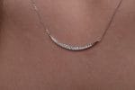 Diamond smile bar necklace - Image 4
