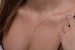Diamond reversed horseshoe necklace - Image 3