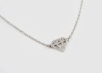 "Diamond" k18 gold necklace with diamonds - Image 7