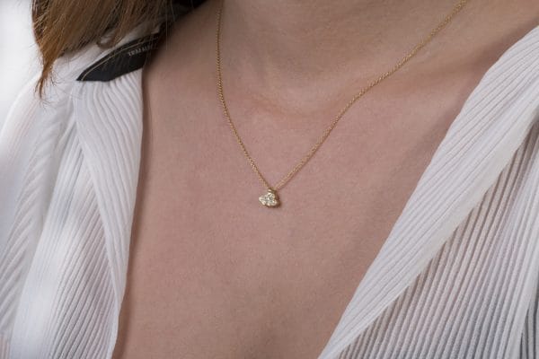 Diamond cloud gold necklace - Image 8