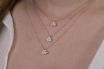 Diamond cloud gold necklace - Image 4