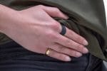 Small oval signet gold ring, RN300 - Image 7