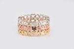 Diamond gold ring with tiny hearts - Image 6