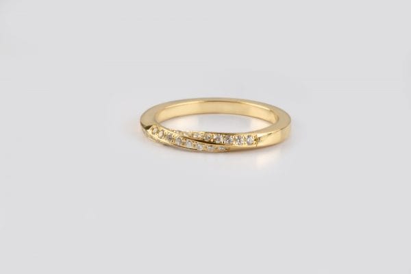 XRI_1365 Full diamond mobius ring, RN130 - Image 14