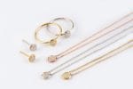 Diamond disk gold ring - Image 10