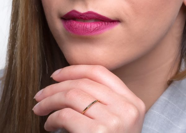 Ultra thin seven diamond ring, 1.1mm - Image 4