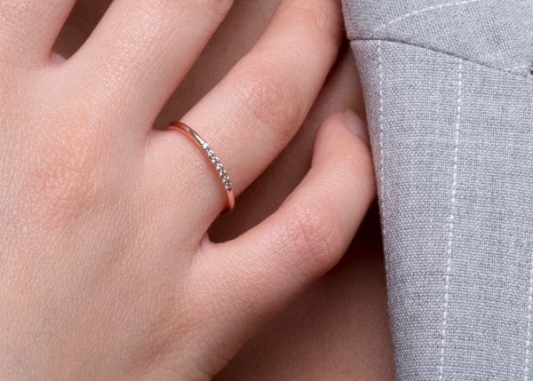 Ultra thin seven diamond ring, 1.1mm - Image 8