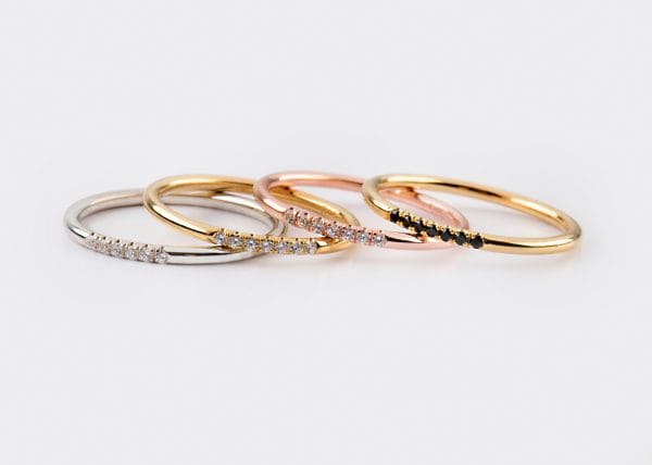 XRI_2016 Ultra thin seven diamond ring, 1.1mm - Image 1