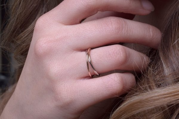 XRI_2093 Trinity ring in solid gold - Image 4