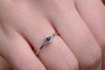 Gem evil eye gold ring - Image 5