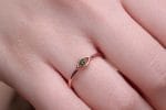 Gem evil eye gold ring - Image 7