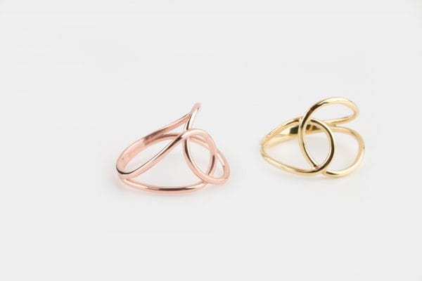 Wire statement gold ring - Image 7
