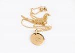 Zodiac gold disk necklace - Image 5