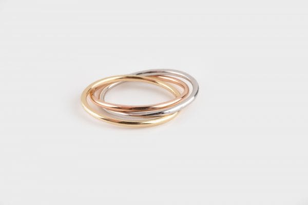 XRI_2460 Trinity ring in solid gold - Image 1