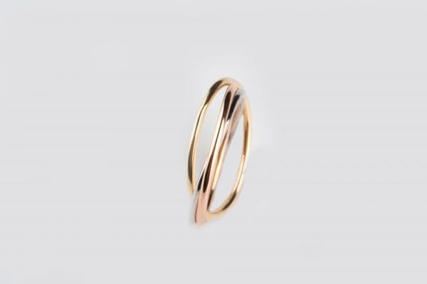 XRI_2466 Trinity ring in solid gold - Image 6