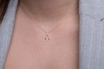 Small wishbone gold necklace - Image 4