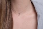 Small wishbone gold necklace - Image 10