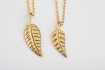 Plain feather gold necklace - Image 8