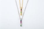 Rainbow square bar necklace - Image 11