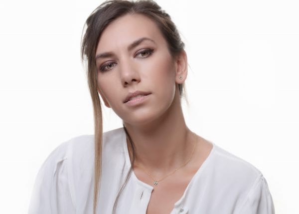 Rosette diamond flower necklace - Image 2