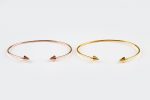 Gold cone cuff bracelet - Image 8