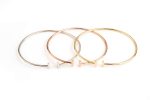 Thin T chain gold bracelet - Image 6