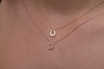 Reversed gold horseshoe necklace - Image 4