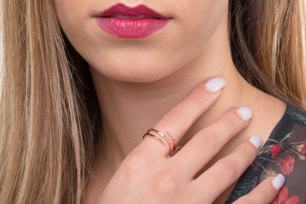 XRI_6416 Spiral wire ring in solid gold - Image 7