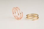 Spiral wire ring in solid gold - Image 10