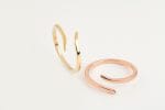 Open wire ring in solid gold - Image 7
