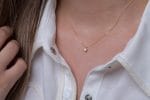 Solitaire diamond necklace 0.25ct - Image 3