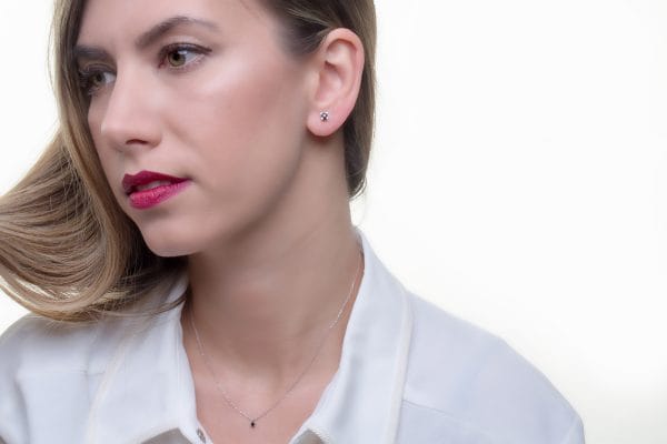 Solitaire diamond necklace 0.25ct - Image 4