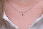 Solitaire diamond necklace 0.25ct - Image 6
