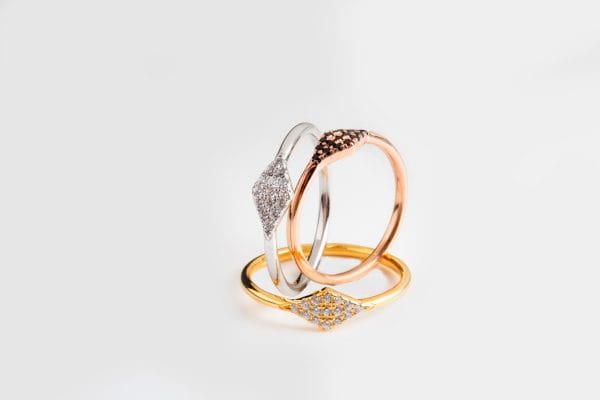 Rhombus Diamond eye ring, RN406 - Image 9