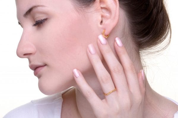 Wavy ring in solid gold - Image 6