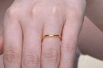 Wavy ring in solid gold - Image 7
