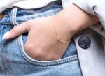 Diamond disk gold bracelet - Image 6
