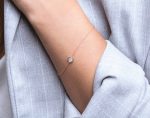 Diamond disk gold bracelet - Image 7