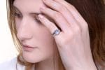 Moonstone cabochon gold ring - Image 6