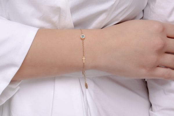 Round evil eye bracelet - Image 3