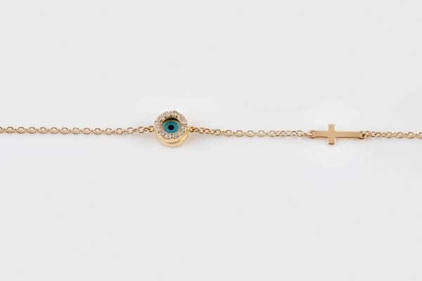 Round evil eye bracelet - Image 7